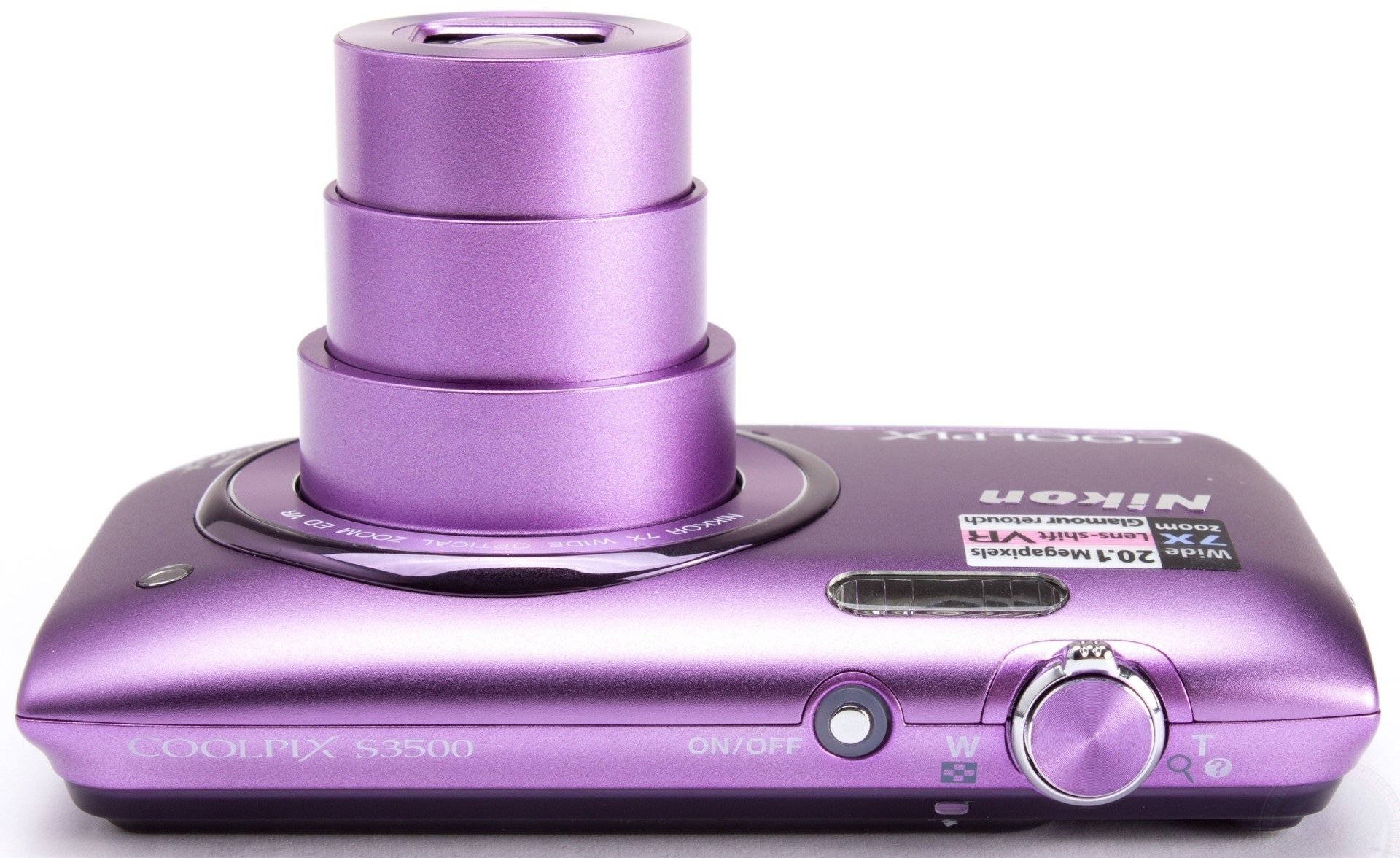 Цифровая фотокамера Nikon Coolpix S3500 Purple + сумка купить